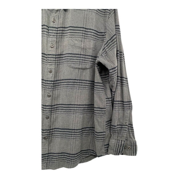 Blake Shelton Wool Shirt Jacket Shacket Dark Gray Plaid‎ XL - Picture 6 of 6